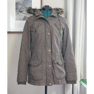 Target Mossimo Supply Co Gray Anorak-style Coat M